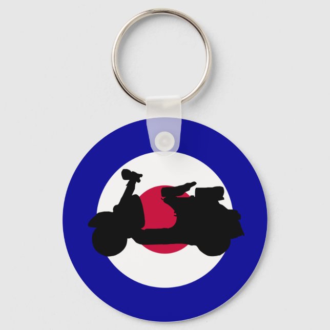 Mod Scooter Keychain (Front)