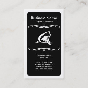 mod shark business card