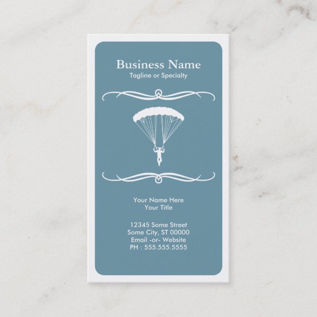 mod skydiving business card (Front)