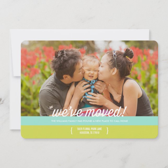 Mod Stripes Moving Announcement (Front)