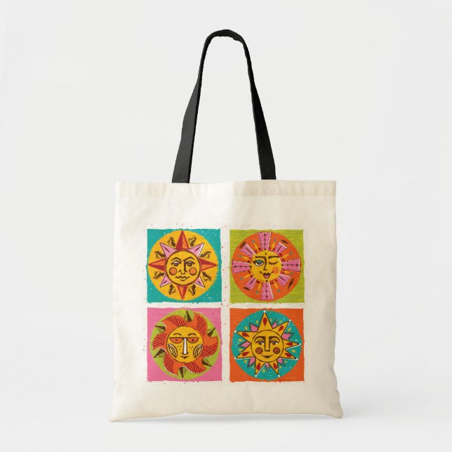 Mod Sun Faces Tote + Beach Bag (Front)