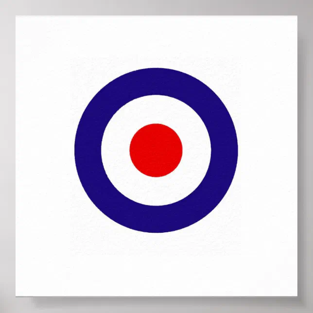 Mod Symbol Poster | Zazzle