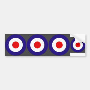 Mod Target Bumper Sticker