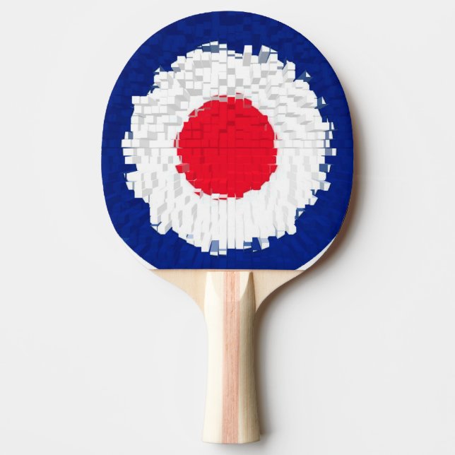 Mod Target Design Ping Pong Paddle (Front)