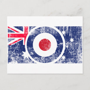 Mod Target Mods Australia Roundel Target Scooter Postcard
