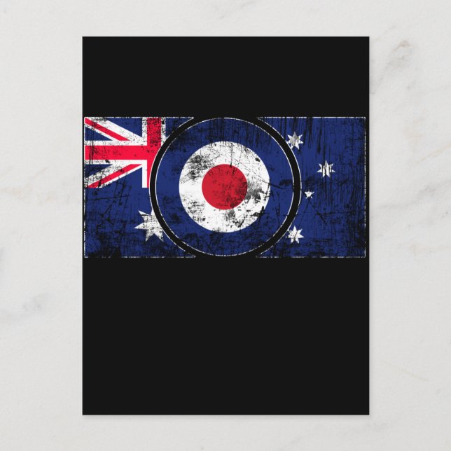Mod Target Mods Australia Roundel Target Scooter Postcard (Front)