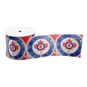 Mod Target Mods maple leaf Target Grunge Roundel Satin Ribbon