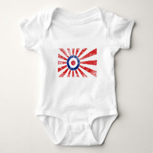 Mod Target Mods Sunburst Target Roundel Baby Bodysuit