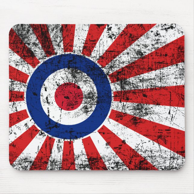 Mod Target Mods Sunburst Target Roundel Mouse Mat (Front)