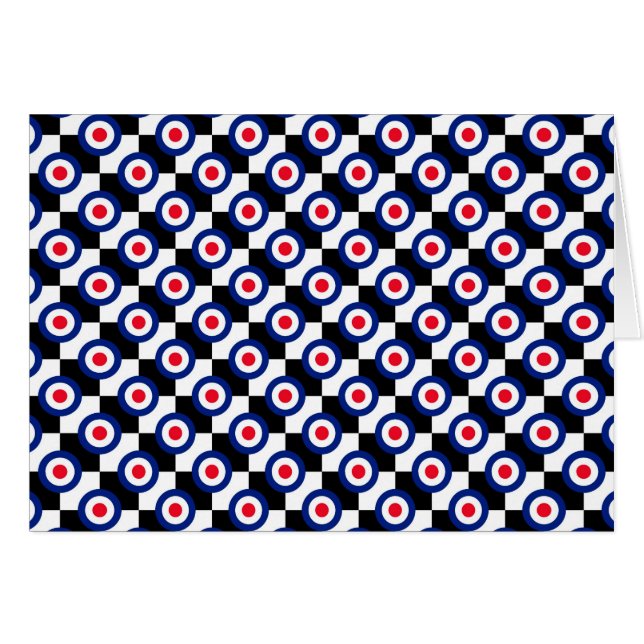 Mod Target Pattern Polka Dots Fashion Vintage (Front Horizontal)