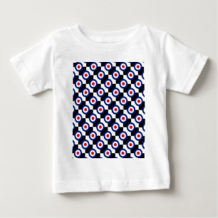 Mod Target Pattern Polka Dots Fashion Vintage Baby T-Shirt