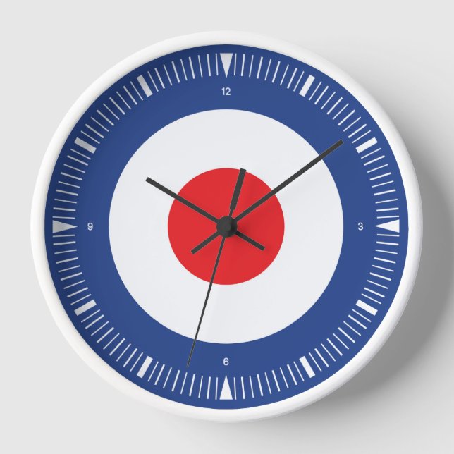Mod target roundel design clock (Front)