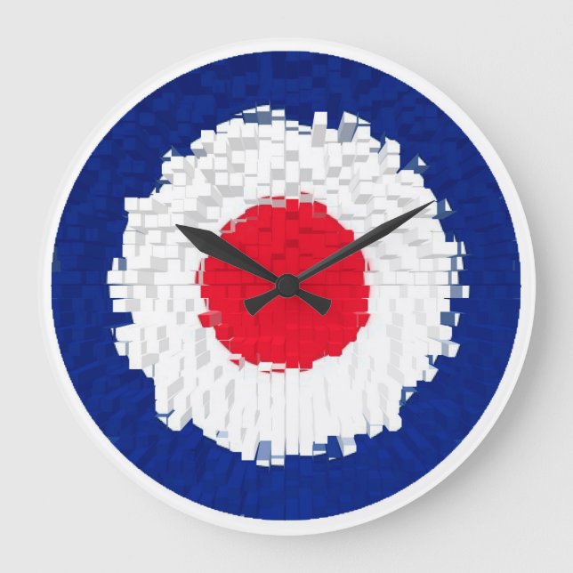 Mod Target with effect applied Large Clock (Front)