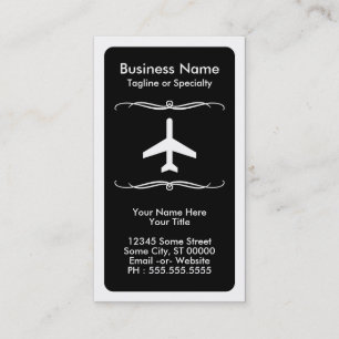 mod travel (colour customisable) business card