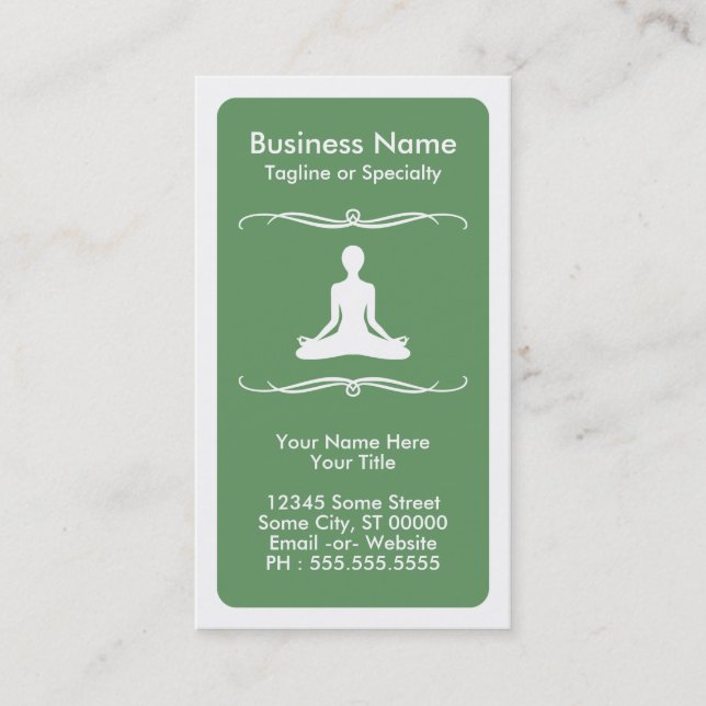 mod yoga loyalty card (Front)