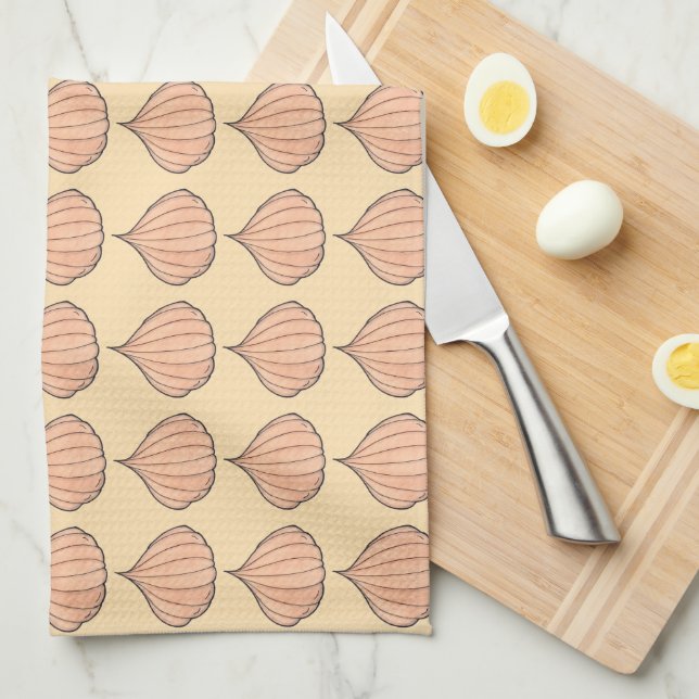 Modak Coconut Dumpling Mithai Indian Sweet Tea Towel (Quarter Fold)