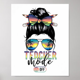 Mode Off Shirt End Of The Year Hello Summer  Poster