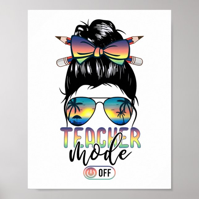 Mode Off Shirt End Of The Year Hello Summer  Poster (Front)