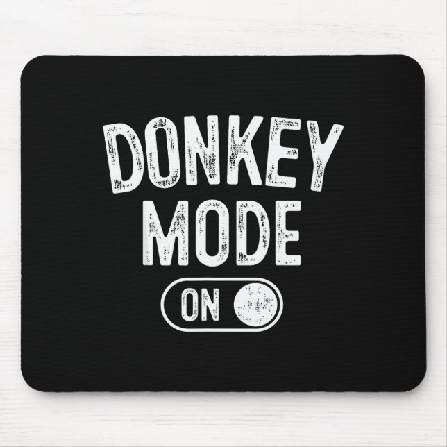 Mode On Costume Funny Farmer Gift Falm Animal Love Mouse Mat (Front)
