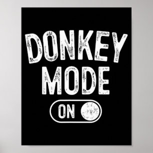 Mode On Costume Funny Farmer Gift Falm Animal Love Poster