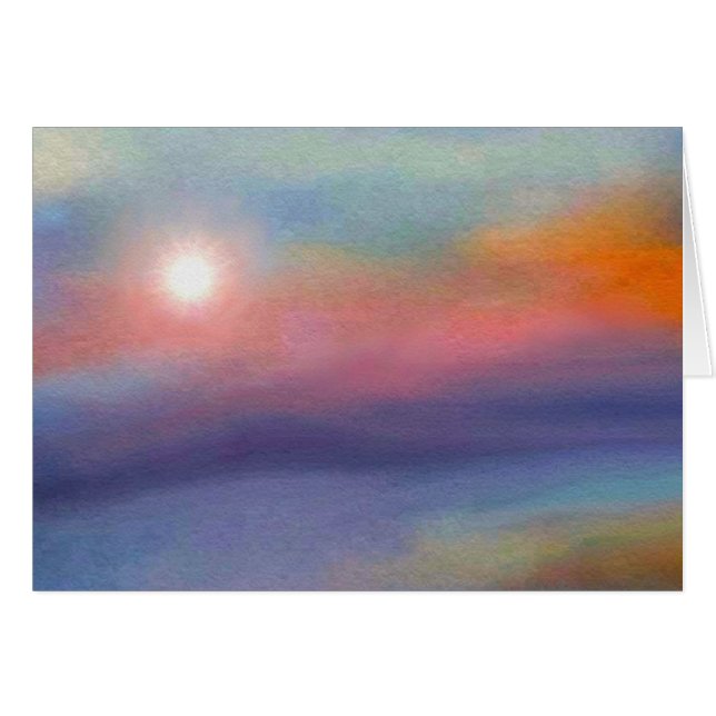 Modeh Ani Sunrise Card (Front Horizontal)