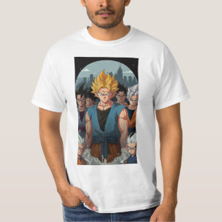 Model 61 , Vibrant Cartoon-Print T-Shirt: Stylish, T-Shirt