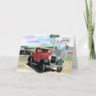 Model A antique car Greeting Card
