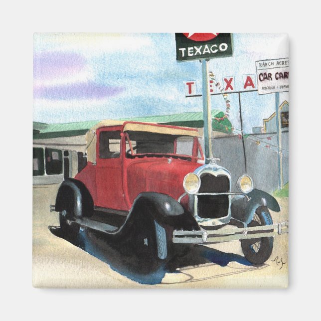Model A Antique Car Magnet (Front)