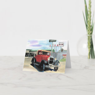 Model A Antique Car Notecard