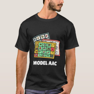 Model Aac Core Board Speech Pathologist Speech Pat T-Shirt