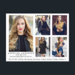 Model Actor Comp Card 5 Photo Postcard W<br><div class="desc">Model Actor Comp Card 5 Photo Postcard</div>