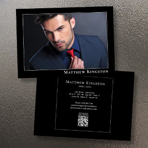 Model Actor Modern 5x7 Promo Comp Card Template