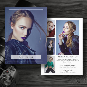 Model Actor Pro 5.5x7.5 Comp/Zed Card 5 Photo