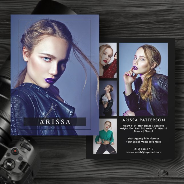 Model Actor Pro 5.5x7.5 Comp/Zed Card 5 Photo (Available in high quality print or digital download for quick messaging, email or self printing.)