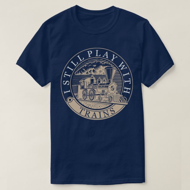 Model Builder Model Train Model Locomotive 1 T-Shirt (Design Front)