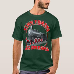 Model Builder Model Train Model Locomotive 3 T-Shirt