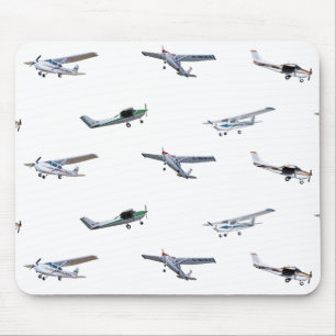 Model Cessna Aircraft in Flight Mouse Mat