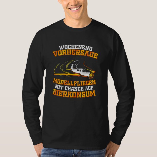 Model Flies & Beer Consumption Model Flight Model  T-Shirt (Front)