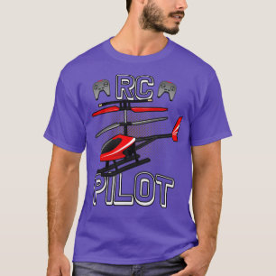 Model Flight RC Helicopter Pilot Model Helicopter T-Shirt