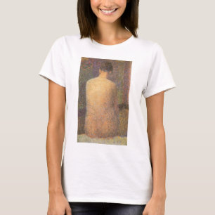 Model From Behind by Georges Seurat, Vintage Art T-Shirt