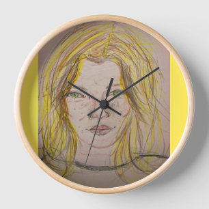 Model Girl  Clock