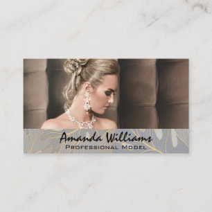 Model in Jewellery  Business Card