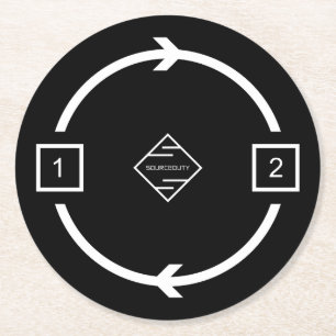 Model_Loop Round Paper Coaster