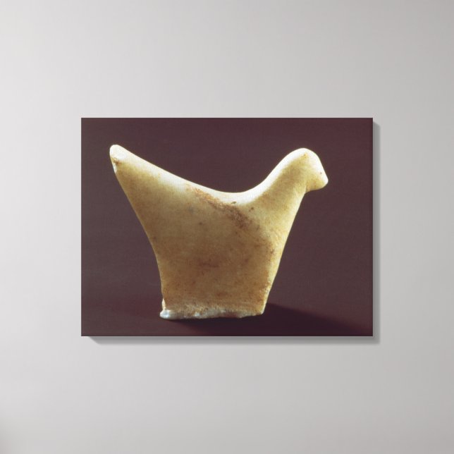 Model of a bird, early Cycladic, c.2800-2300 BC (m Canvas Print (Front)