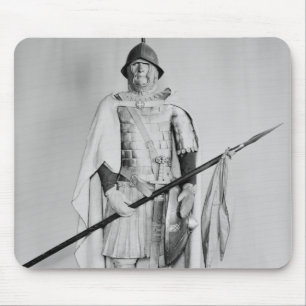 Model of a Carolingian cavalryman Mouse Mat