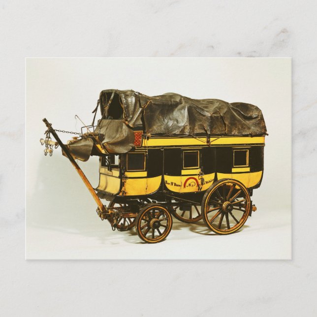 Model of a forty seat omnibus postcard (Front)