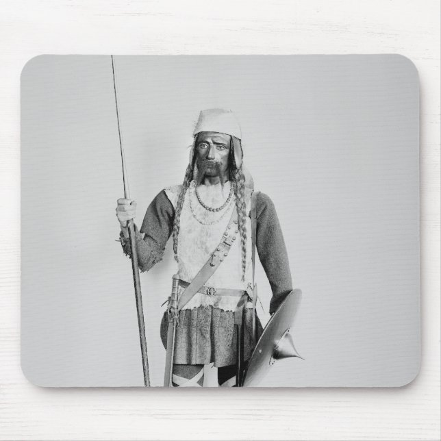 Model of a Frankish warrior Mouse Mat (Front)