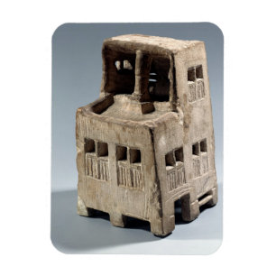 Model of a house (limestone) magnet