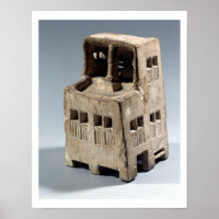 Model of a house (limestone)