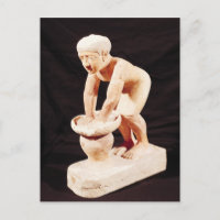 Model of a man making beer, from Saqqara